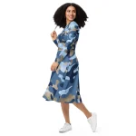 ViaFashion Urban Edge Camo Midi Dress – Bold & Confident - Image 2
