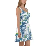 ViaFashion Tropical Breeze Skater Dress - Image 4