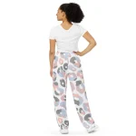 ViaFashion Soft Blush Leopard Wide-leg Pants - Image 3