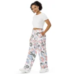 ViaFashion Soft Blush Leopard Wide-leg Pants - Image 2