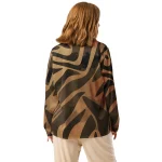 ViaFashion Earthy Swirl Women’s Pajama Top - Image 2
