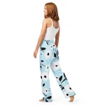 ViaFashion Soft Blue Floral Women’s Pajama Pants - Image 2