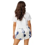 ViaFashion Indigo Bloom Women’s Pajama Shorts - Image 2