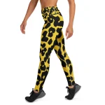 ViaFashion WildFlex High-Waist Yoga Leggings – Bold Leopard Print, Ultra-Stretch & Sculpting Fit