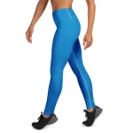 ViaFashion SkyFlex High-Waist Yoga Leggings – Vibrant Royal Blue, Ultra-Stretch & Sculpting Fit