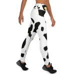 ViaFashion WildFlex High-Waist Yoga Leggings – Bold Leopard Print, Soft & Ultra-Stretch - Image 3