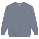 ViaFashion Classic Comfort Unisex Garment-Dyed Sweatshirt - Image 14