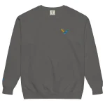 ViaFashion Classic Comfort Unisex Garment-Dyed Sweatshirt - Image 4
