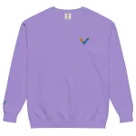 ViaFashion Classic Comfort Unisex Garment-Dyed Sweatshirt - Image 20