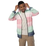 ViaFashion Gradient Breeze Men’s Windbreaker - Image 2