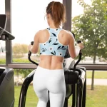 ViaFashion Women's Serpentine Flow Padded Sports Bra - Image 4