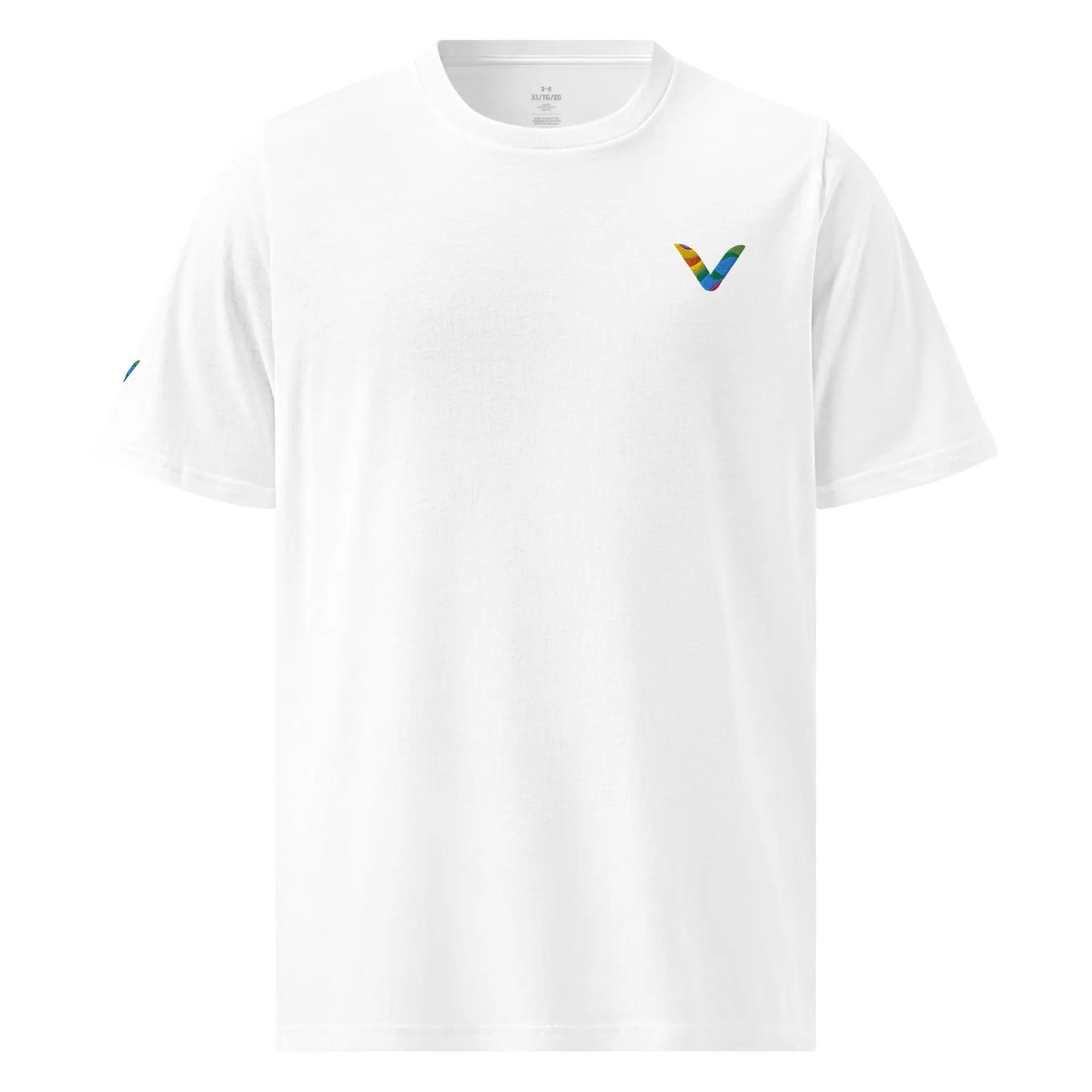 under-armour-athletic-t-shirt-white-front-67cb71e61a5fa.jpg ViaFashion Under ArmourⓇ athletic t-shirt - Image 1