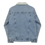 Unisex Denim Sherpa Jacket - Image 2