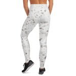 ViaFashion TerraFlex High-Waist Yoga Leggings – Neutral Terrazzo Print, Ultra-Stretch & Breathable - Image 6