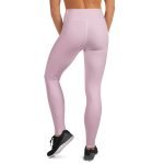 ViaFashion BlushFlex High-Waist Yoga Leggings – Soft Dusty Rose, Ultra-Stretch & Sculpting Fit - Image 6