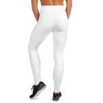 ViaFashion PureFlex High-Waist Yoga Leggings – Crisp White, Sculpting & Ultra-Stretch - Image 6