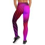 ViaFashion RadiantFlow High-Waist Yoga Leggings – Bold Gradient Swirl, Ultra-Stretch & Breathable - Image 6