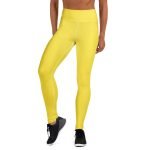 ViaFashion SunFlex High-Waist Yoga Leggings – Radiant Yellow, Ultra-Stretch & Sculpting Fit - Image 7