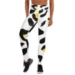 ViaFashion WildFlex High-Waist Yoga Leggings – Bold Leopard Print, Soft & Ultra-Stretch - Image 4