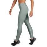 ViaFashion SageFlex High-Waist Yoga Leggings – Earthy Sage Green, Ultra-Stretch & Sculpting Fit - Image 5