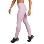 ViaFashion BlushFlex High-Waist Yoga Leggings – Soft Dusty Rose, Ultra-Stretch & Sculpting Fit - Image 5