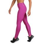 ViaFashion RadiantFlex High-Waist Yoga Leggings – Bold Magenta, Ultra-Stretch & Sculpting Fit - Image 5