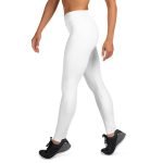 ViaFashion PureFlex High-Waist Yoga Leggings – Crisp White, Sculpting & Ultra-Stretch - Image 5
