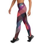 ViaFashion PrismFlex High-Waist Yoga Leggings – Bold Geometric Print, Soft & Stretchy - Image 5