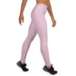 ViaFashion BlushFlex High-Waist Yoga Leggings – Soft Dusty Rose, Ultra-Stretch & Sculpting Fit - Image 7
