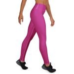 ViaFashion RadiantFlex High-Waist Yoga Leggings – Bold Magenta, Ultra-Stretch & Sculpting Fit - Image 7