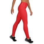 ViaFashion IgniteFlex High-Waist Yoga Leggings – Fiery Red, Sculpting & Ultra-Stretch - Image 7