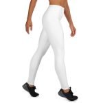 ViaFashion PureFlex High-Waist Yoga Leggings – Crisp White, Sculpting & Ultra-Stretch - Image 7