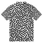 Men’s slim fit polo BW Pattern - Image 4