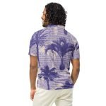 Men’s slim fit polo palm trees - Image 3