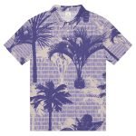 Men’s slim fit polo palm trees - Image 4