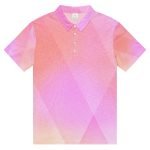 Men’s slim fit polo fusia - Image 8