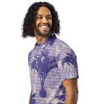 Men’s slim fit polo palm trees - Image 2