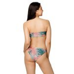 Recycled tropical bandeau bikini - Image 2