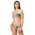 Recycled tropical bandeau bikini